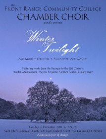 FRCC Chamber Choir Concert