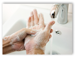 Photo of handwashing