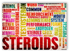 Photo of words of drugs used in sports