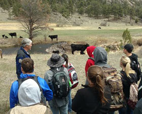 Ken Morgan, CPW, explains how the ranch was able to reintroduce Beaver to the ranch after controlling the elk.