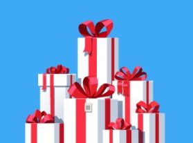image of drawn gifts