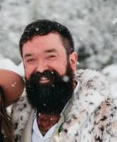 Dayton smiling in the snow