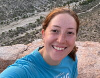 Selfie of Madison on a hike